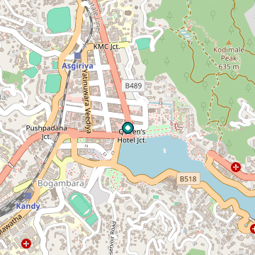 OpenStreetMap — Queen's Hotel, Kandy Lake